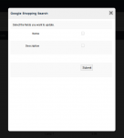 Update items with Google shopping search